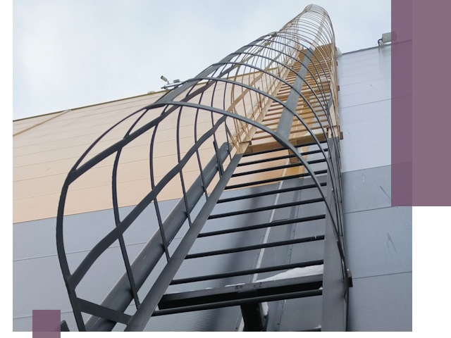 Изготовление и монтаж пожарных лестниц в Темрюке профессионально