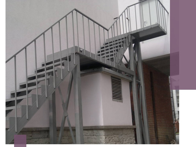 Монтаж пожарных лестниц под ключ в Темрюке с гарантией качества