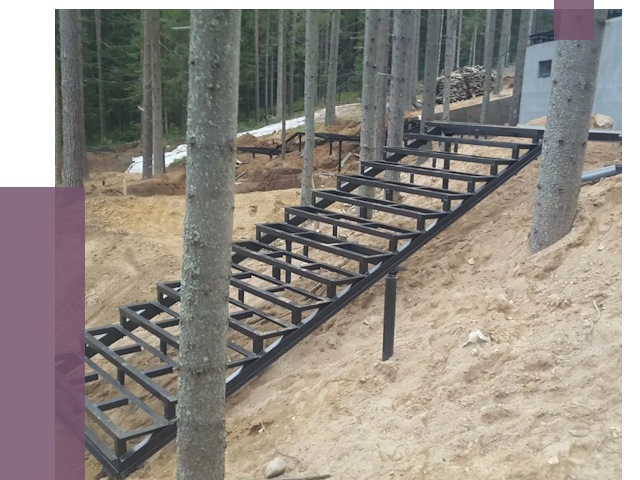 Монтаж металлических лестниц в Темрюке от 13638 руб. 