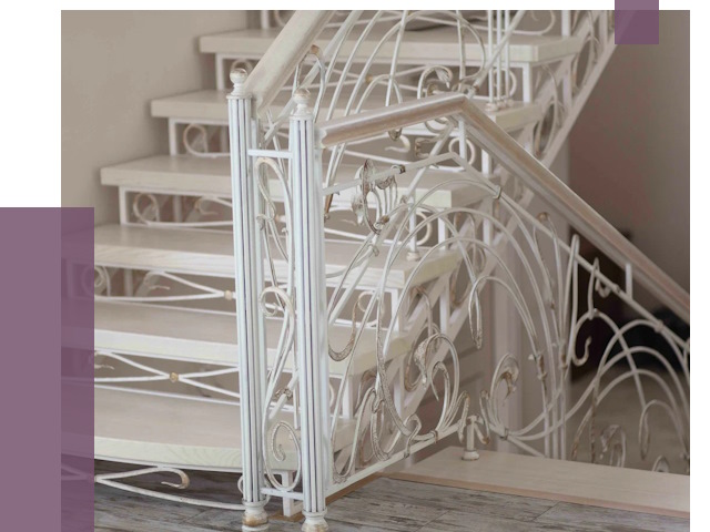 Изготовление кованых лестниц на заказ в Темрюке от 87491 руб. | ПРОЛЁТ-Тмр