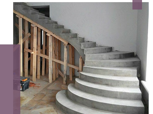 Изготовление бетонных лестниц под ключ в Темрюке от 20071 руб. | ПРОЛЁТ-Тмр