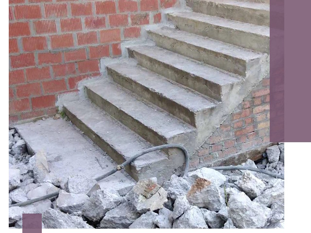 Демонтаж бетонных лестниц в Темрюке: быстро и безопасно