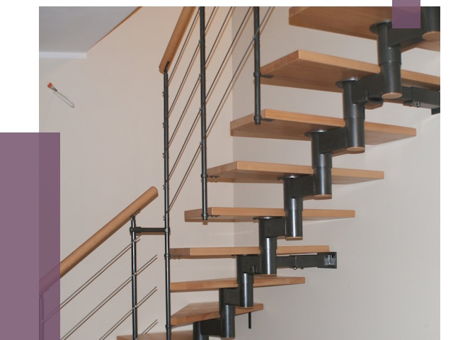 Изготовление модульных лестниц в Темрюке от 11580 руб. 