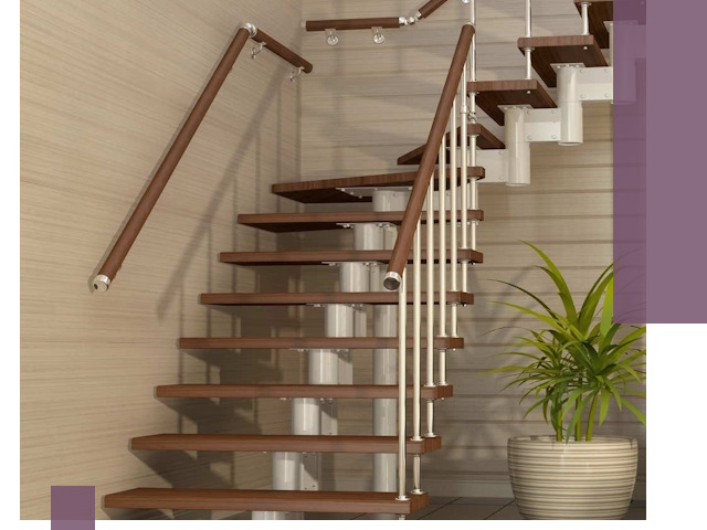 Изготовление модульных лестниц под ключ в Темрюке