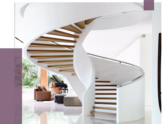 Винтовые лестницы в Темрюке под ключ от 48892 руб. | ПРОЛЁТ-Тмр