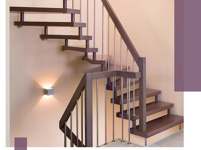 Изготовление лестниц на больцах в Темрюке под ключ