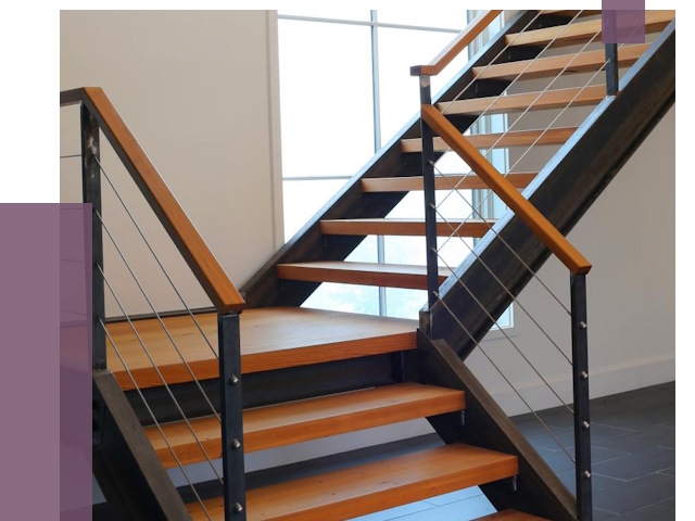 Изготовление лестниц на металлокаркасе в Темрюке от 19042 руб. | ПРОЛЁТ-Тмр