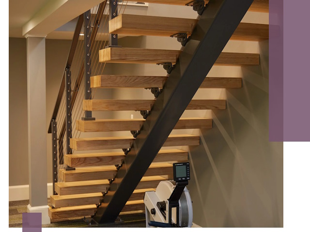 Лестницы на монокосоурах под ключ в Темрюке - изготовление и монтаж