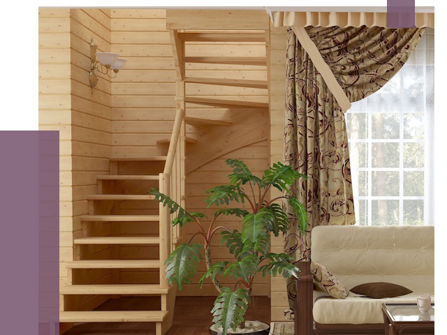 Лестницы для дачи в Темрюке от 76426 руб.  | ПРОЛЁТ-Тмр