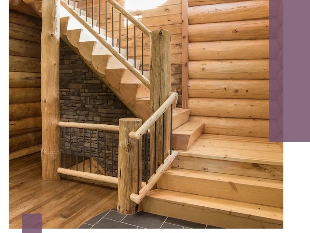 Лестницы в баню под заказ и профессиональный монтаж в Темрюке