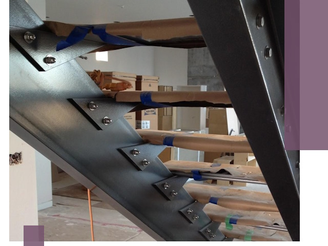 Усиление лестничных конструкций и усиление опор в Темрюке