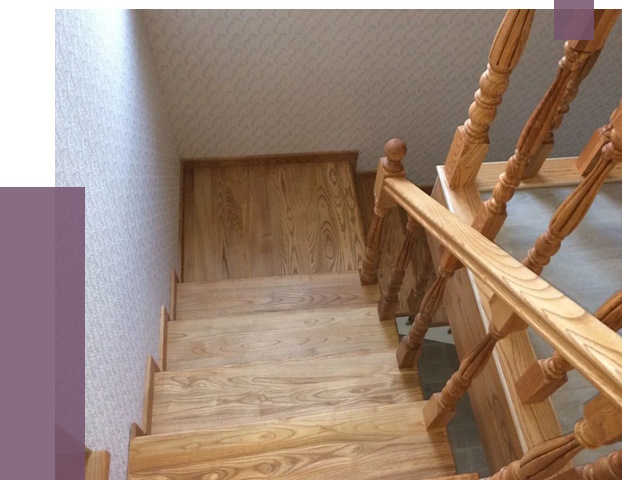 Сосновые лестницы в Темрюке под ключ от 8131 руб.  | ПРОЛЁТ-Тмр