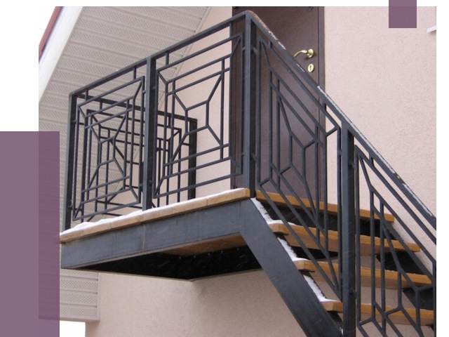 Металлические перила в Темрюке от 4323 руб.  | ПРОЛЁТ-Тмр