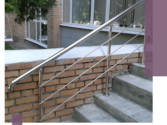 Перила из нержавеющей стали высокого качества в Темрюке