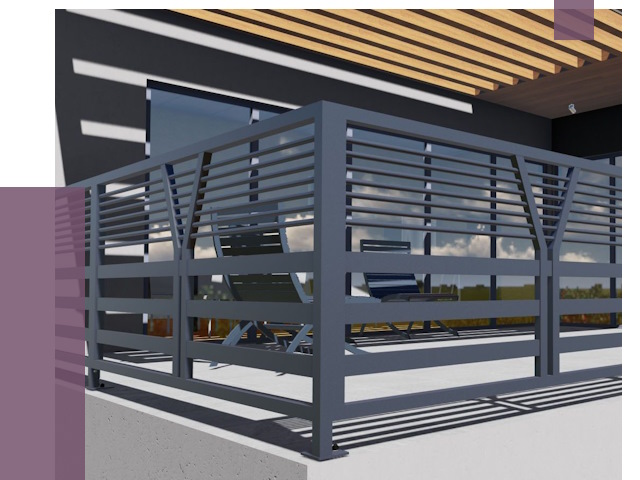 Изготовление балконных ограждений в Темрюке от 10808 руб. | ПРОЛЁТ-Тмр