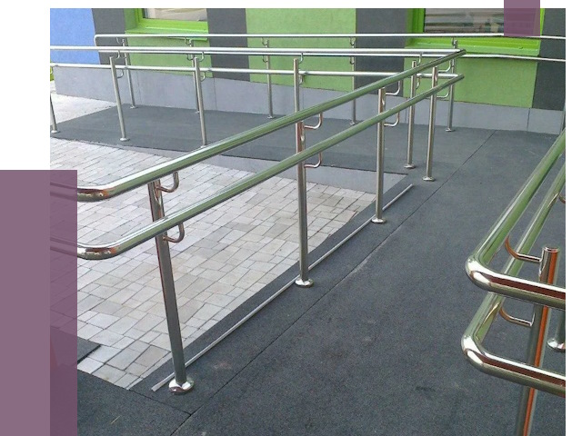 Ограждения пандусов в Темрюке от 4375 руб. монтаж | ПРОЛЁТ-Тмр