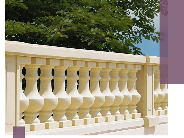 Установка балюстрады в Темрюке: изготовление и монтаж под ключ