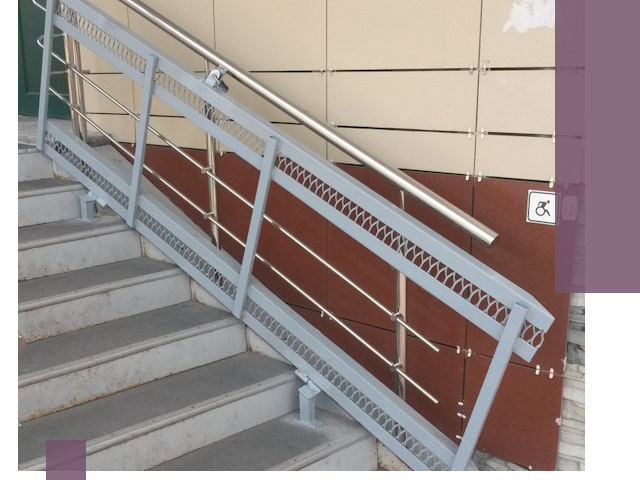 Изготовление откидных пандусов под ключ в Темрюке