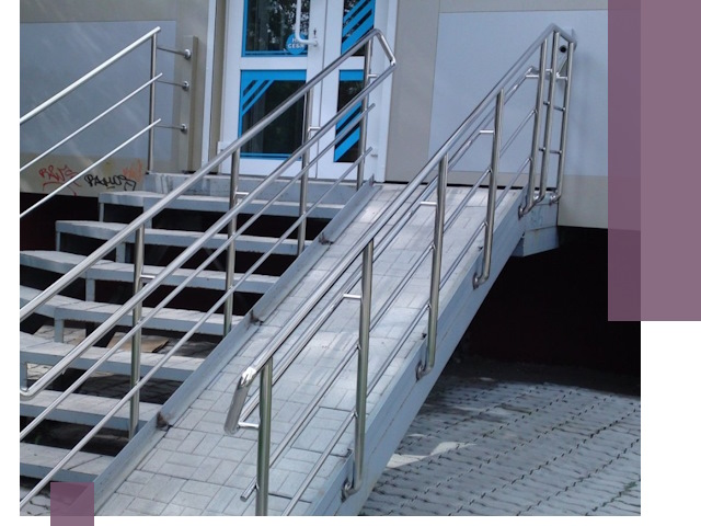 Пандус на крыльцо под ключ в Темрюке: монтаж и изготовление