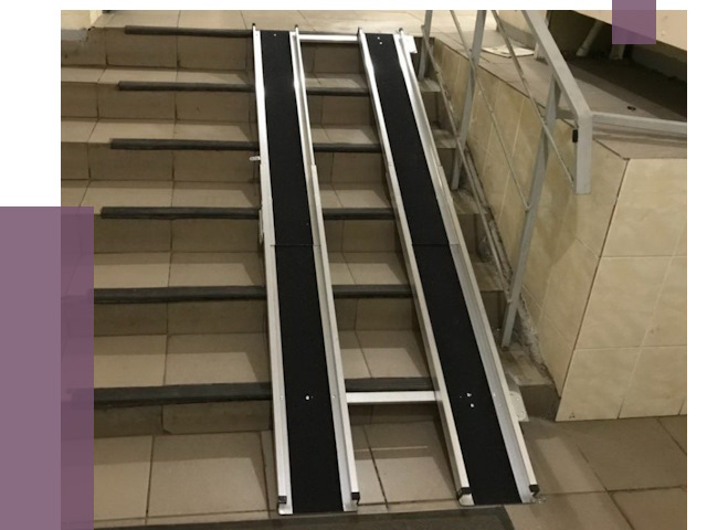 Установка пандуса в подъезд в Темрюке от 8029 руб. под ключ | ПРОЛЁТ-Тмр