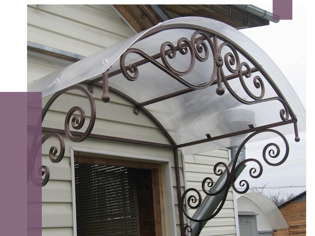 Изготовление козырьков в Темрюке от 7411 руб. — заказать | ПРОЛЁТ-Тмр