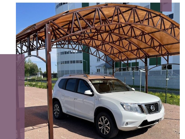 Недорогие навесы в Темрюке от 43231 руб.  | ПРОЛЁТ-Тмр