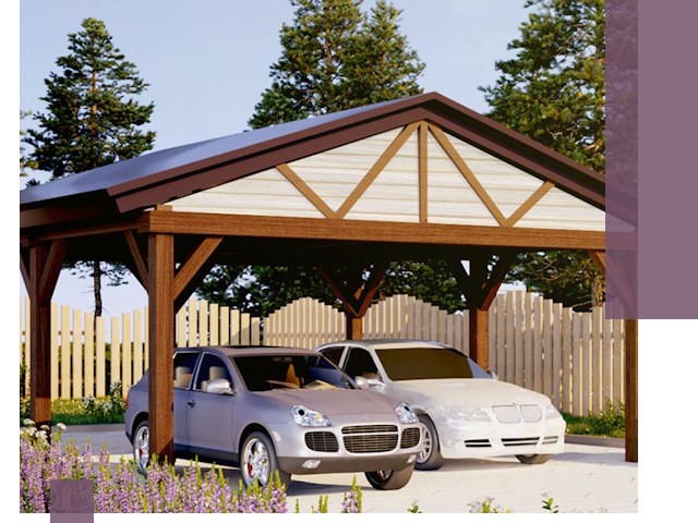 Навесы для автомобиля в Темрюке — изготовление и монтаж