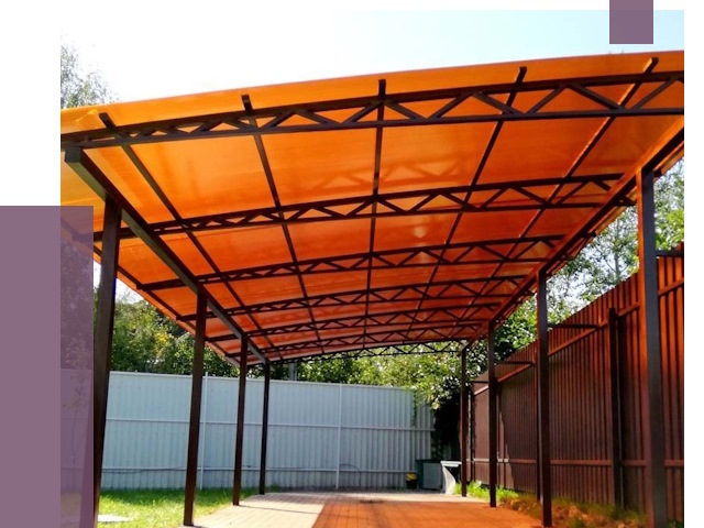 Односкатные навесы под ключ в Темрюке от 13227 руб. 