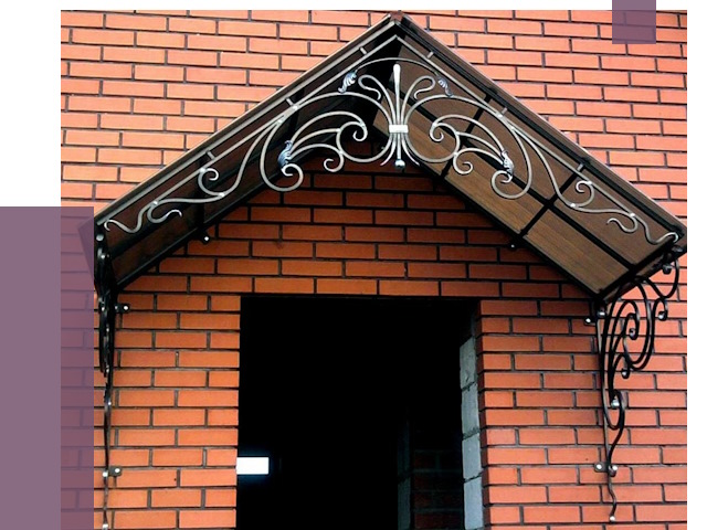 Металлические козырьки в Темрюке от 10756 руб. 