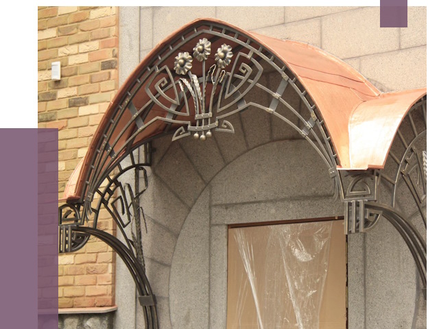 Арочные козырьки в Темрюке от 14668 руб. 