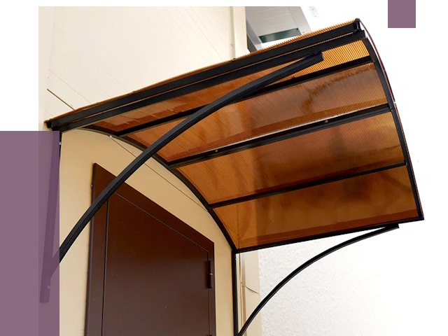 Недорогие козырьки в Темрюке от 7637 руб.  | ПРОЛЁТ-Тмр