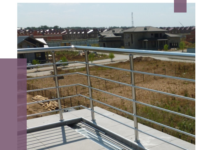 Парапеты из нержавеющей стали в Темрюке от 8029 руб. за м² | ПРОЛЁТ-Тмр