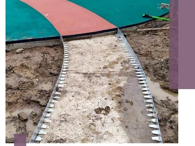 Металлические бордюры для дорожек в Темрюке — монтаж и изготовление