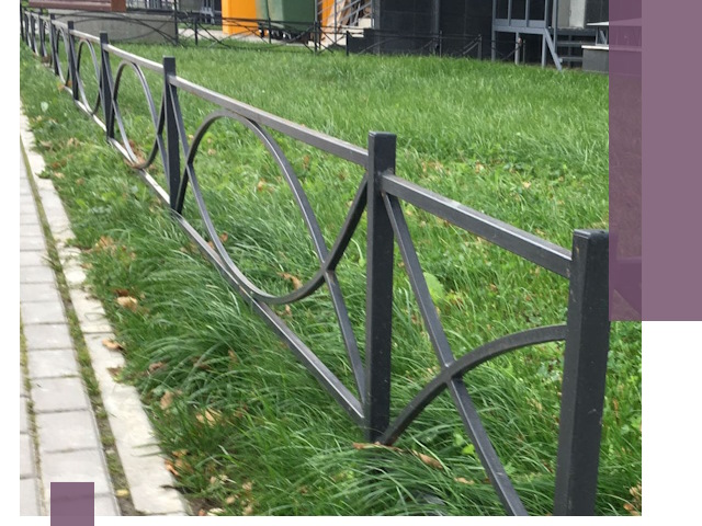 Газонные ограждения из металла в Темрюке — монтаж и продажа